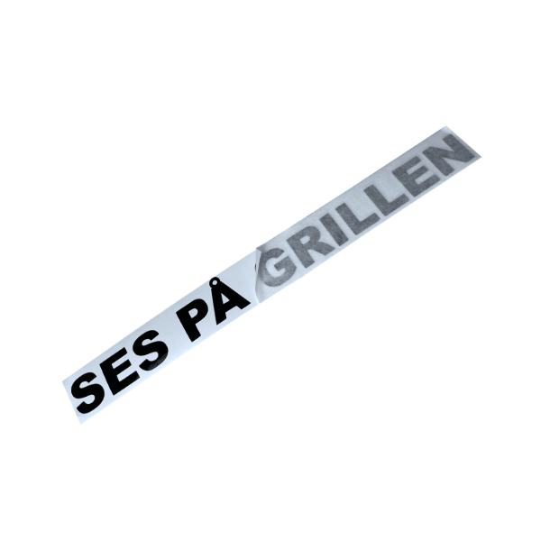 Sticker - SES P GRILLEN - 22x2cm