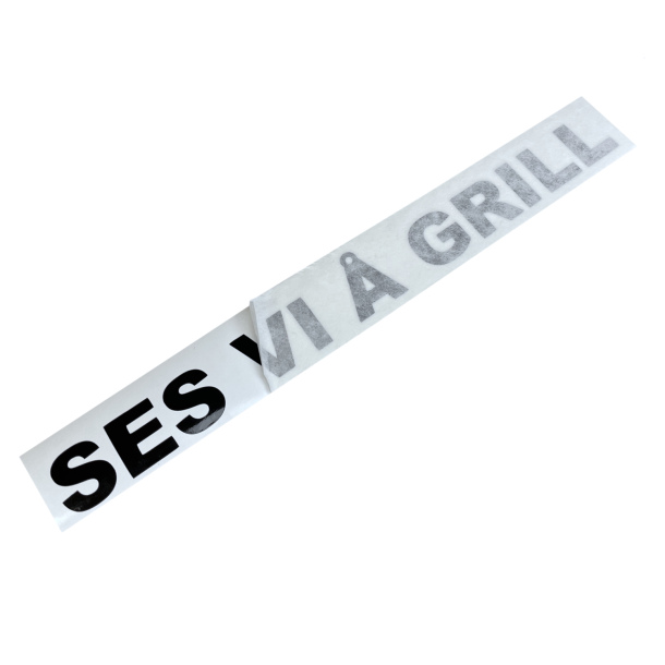 Sticker - SES VI  GRILL - 22x3cm