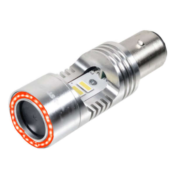 Forlygtepre LED - 25W Rd - BA20D - Angeleye